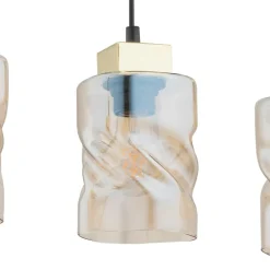 Sklep Kaja Stylowa lampa wisząca nad stół O2964 W4 CZA ZL MERU | Kaja Oświetlenie Discount