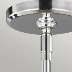 Sklep Kaja Stylowa lampa wisząca, ryflowana FE-PAULSON-6P z serii PAULSON chrom Sale