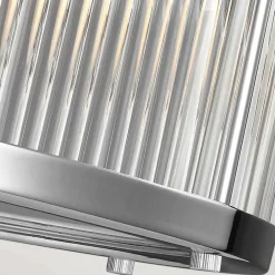 Sklep Kaja Stylowa lampa wisząca, ryflowana FE-PAULSON-6P z serii PAULSON chrom Sale