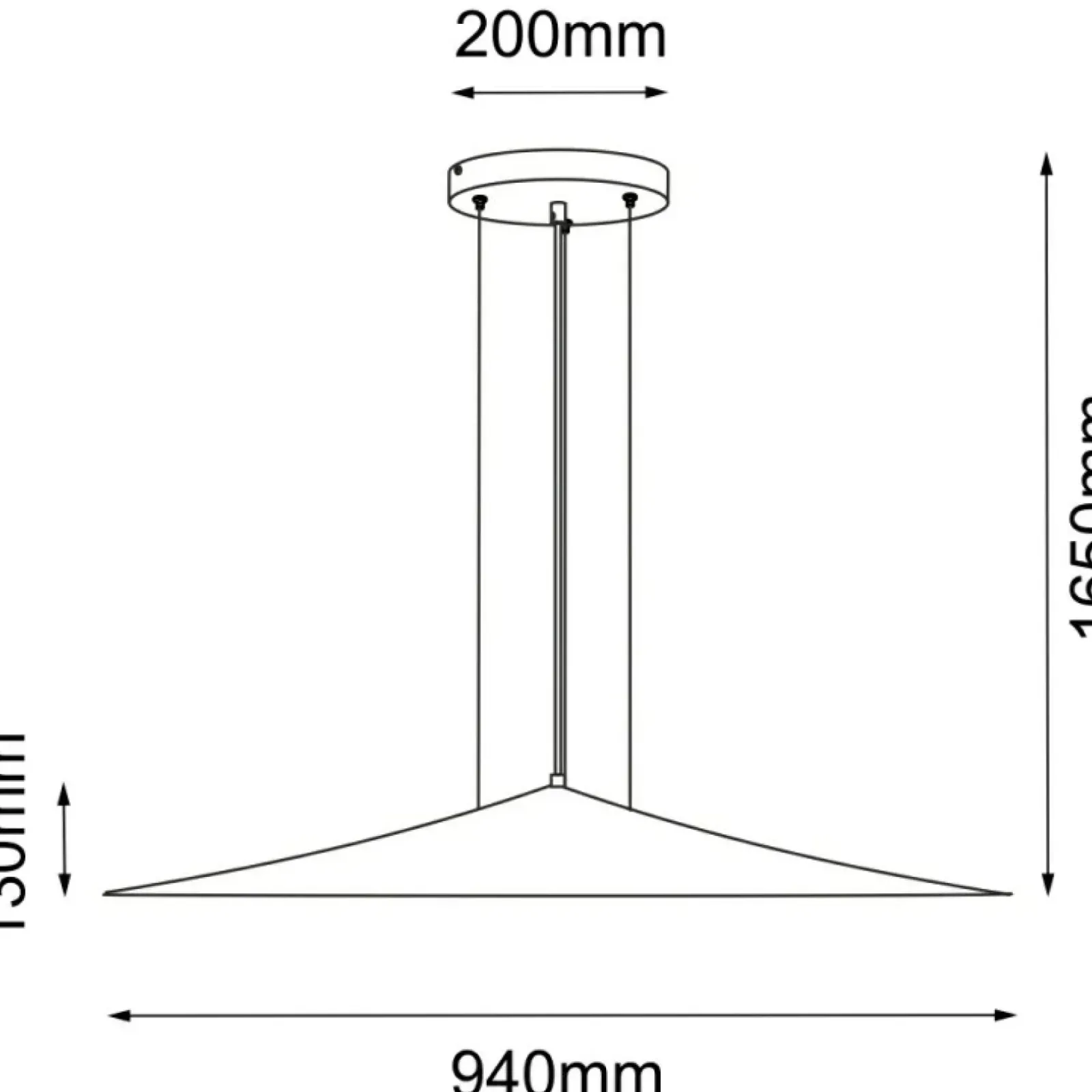 Sklep Kaja Stylowa lampa wisząca, szeroki abażur ANT 5069 BRITO | Kaja Hot