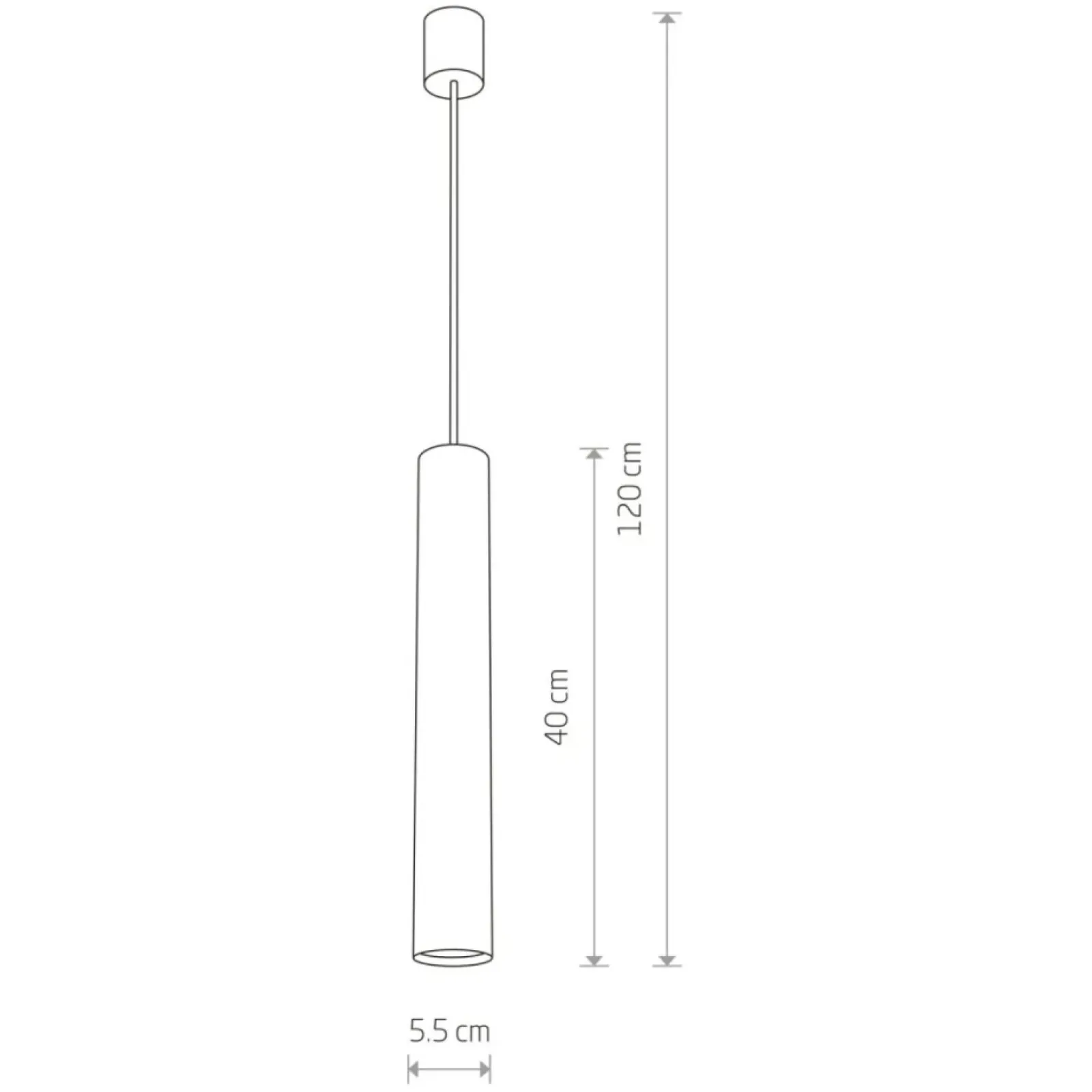 Sklep Kaja Stylowa lampa wisząca, tuba w kolorze u 8800 | Kaja Oświetlenie mosiądz Cheap