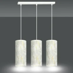 Sklep Kaja Stylowa lampa wisząca, wzór marmuru 1057/3 KARLI | Kaja Oświetlenie biały Cheap