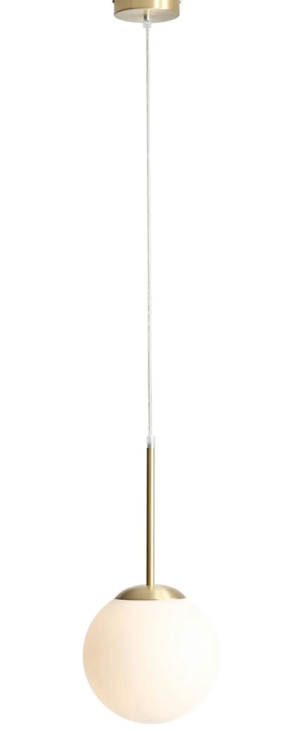 Sklep Kaja Stylowa lampa wisząca z białym, okrągłym kloszem 1087XS40 BOSSO Zadzwońporabattel.783200183(8-16)/mailsklep@kaja.com.pl Discount