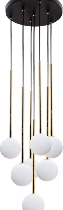 Sklep Kaja Stylowa lampa wisząca z białymi kloszami, do salonu 5642 z serii ALI Outlet