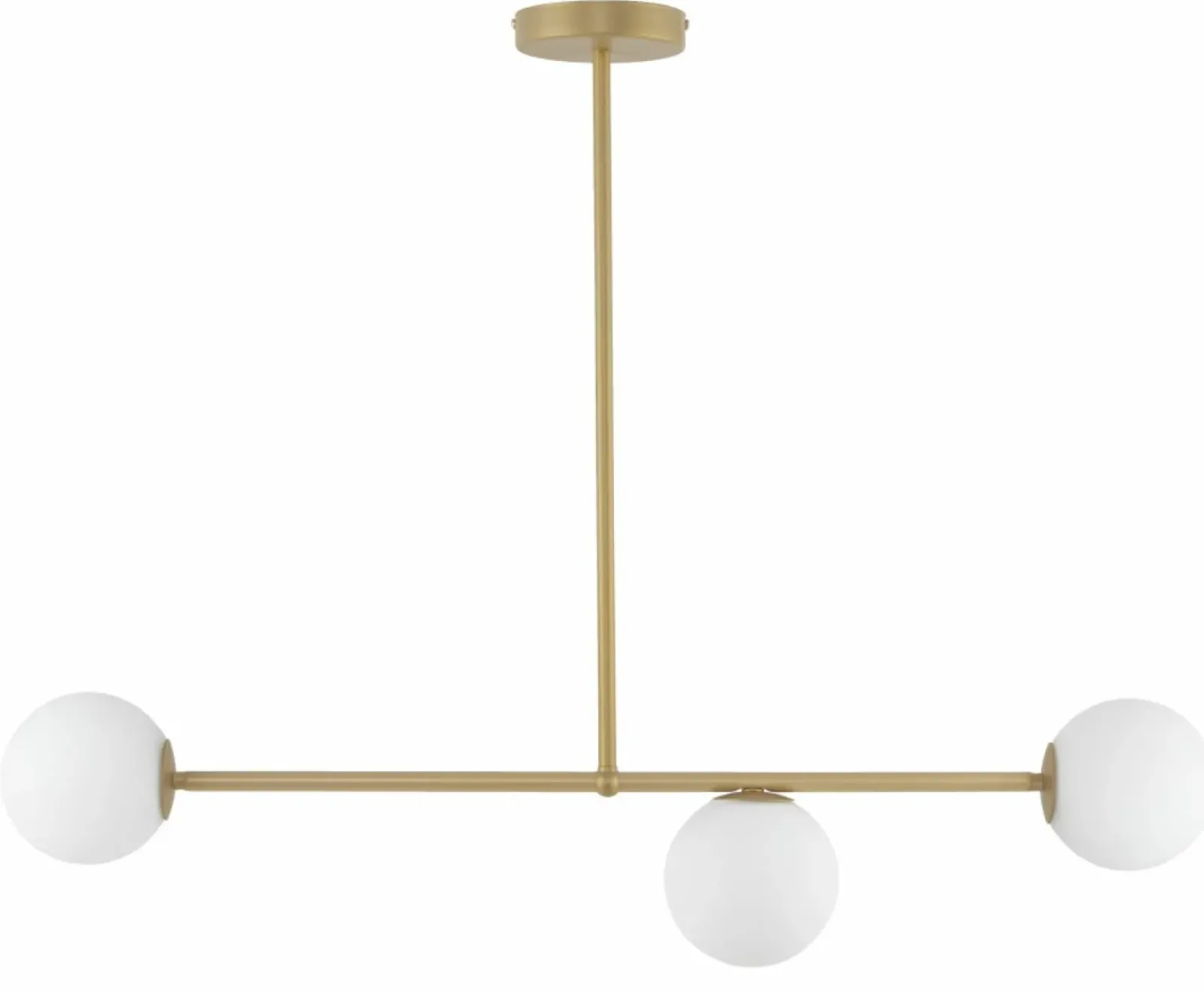 Sklep Kaja Stylowa lampa wisząca z białymi, okrągłymi kloszami SIG 33332 - GAMA Fashion