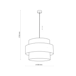 Sklep Kaja Stylowa lampa wisząca z czarno-złotym abażurem TK 4706 CALISTO NEW Best Sale