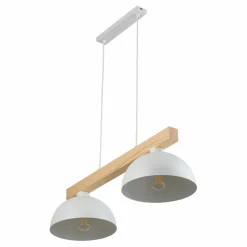 Sklep Kaja Stylowa lampa wisząca z dodatkiem drewna TK 4713 z serii OSLO | Kaja New