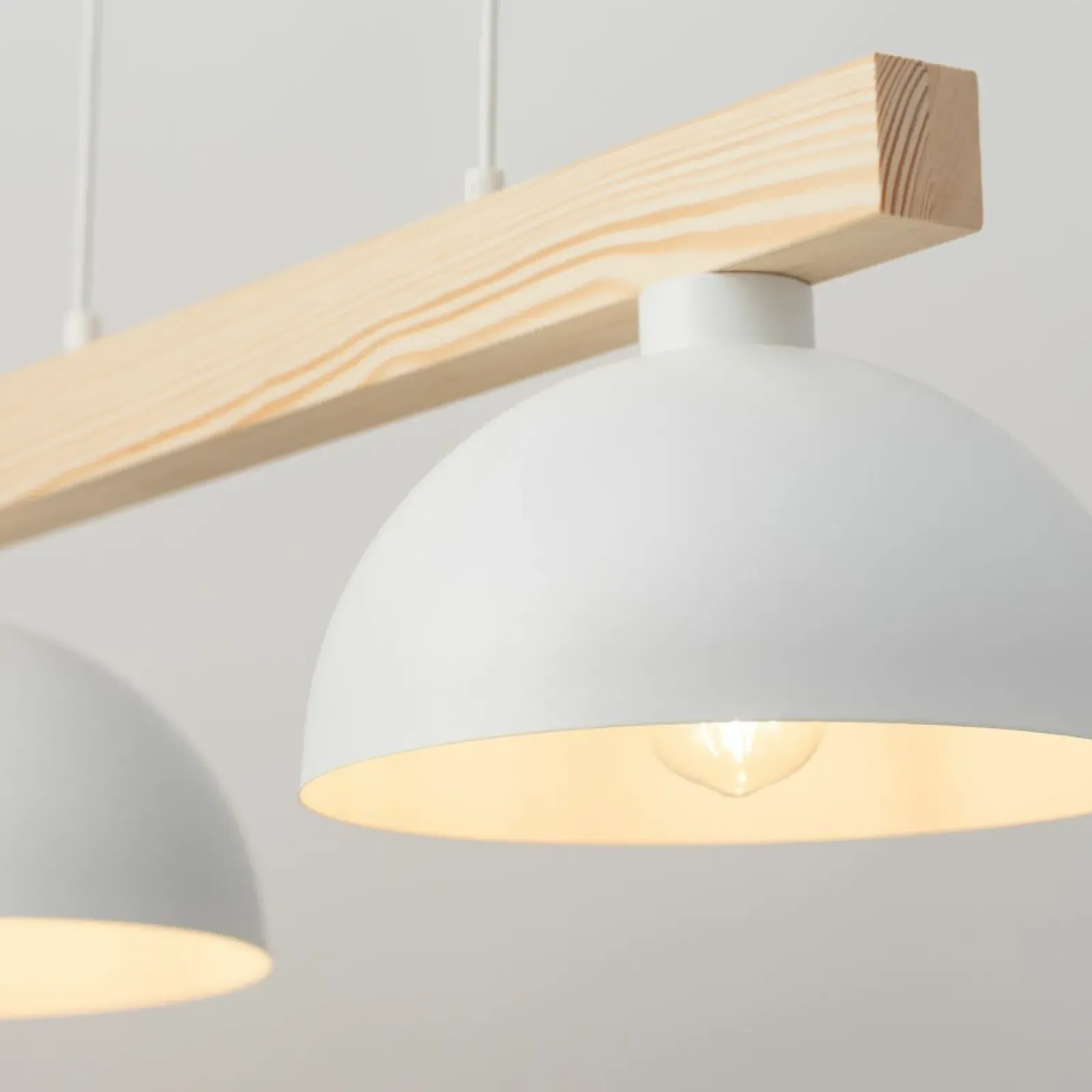 Sklep Kaja Stylowa lampa wisząca z dodatkiem drewna TK 4713 z serii OSLO | Kaja New