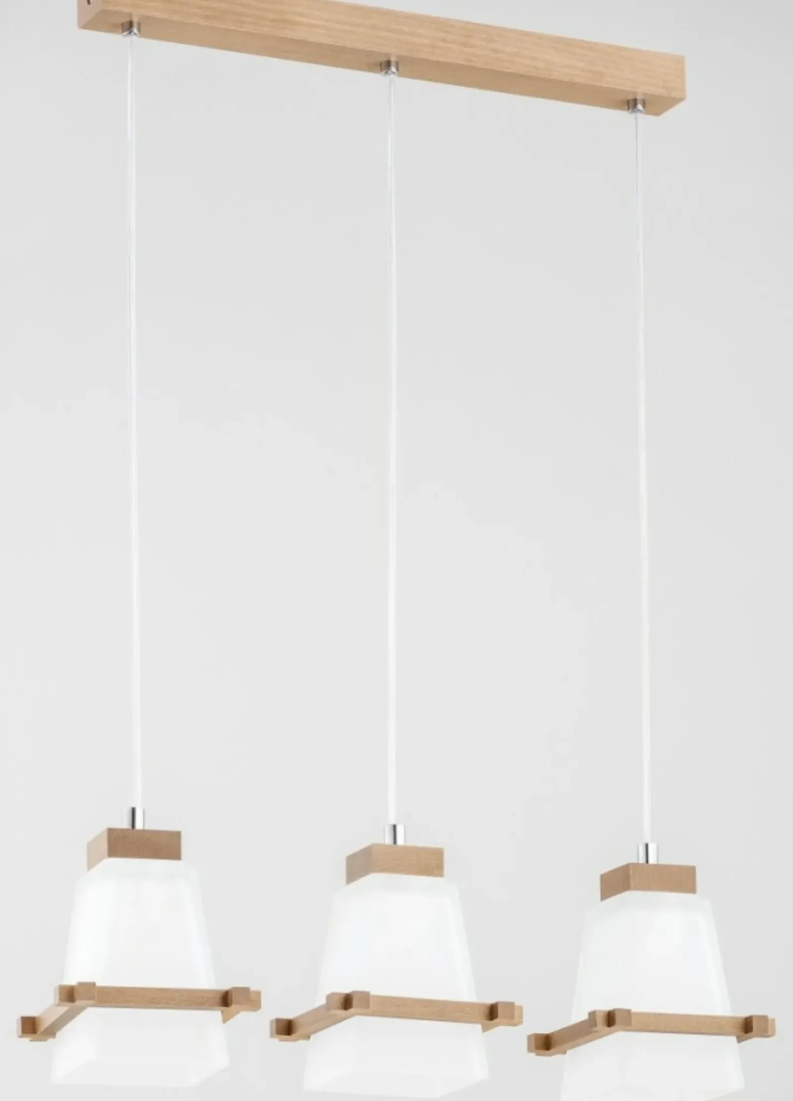 Sklep Kaja Stylowa lampa wisząca z drewnianymi zdobieniami AL 63008 | Kaja Store