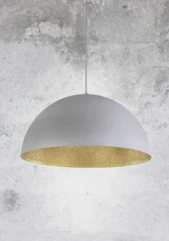 Sklep Kaja Stylowa lampa wisząca z dużym kloszem SIG 30133 z serii SFERA 70 B/ZŁ Fashion