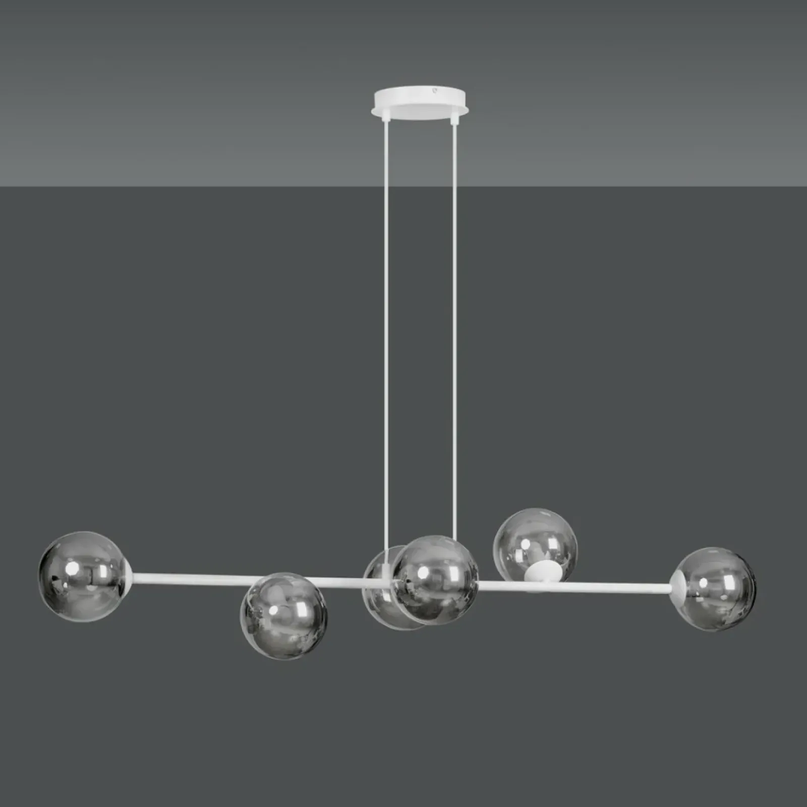 Sklep Kaja Stylowa lampa wisząca z kloszami do salonu 878/6 | Kaja Oświetlenie Flash Sale
