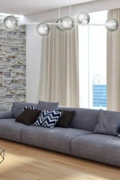 Sklep Kaja Stylowa lampa wisząca z kloszami do salonu 878/6 | Kaja Oświetlenie Flash Sale