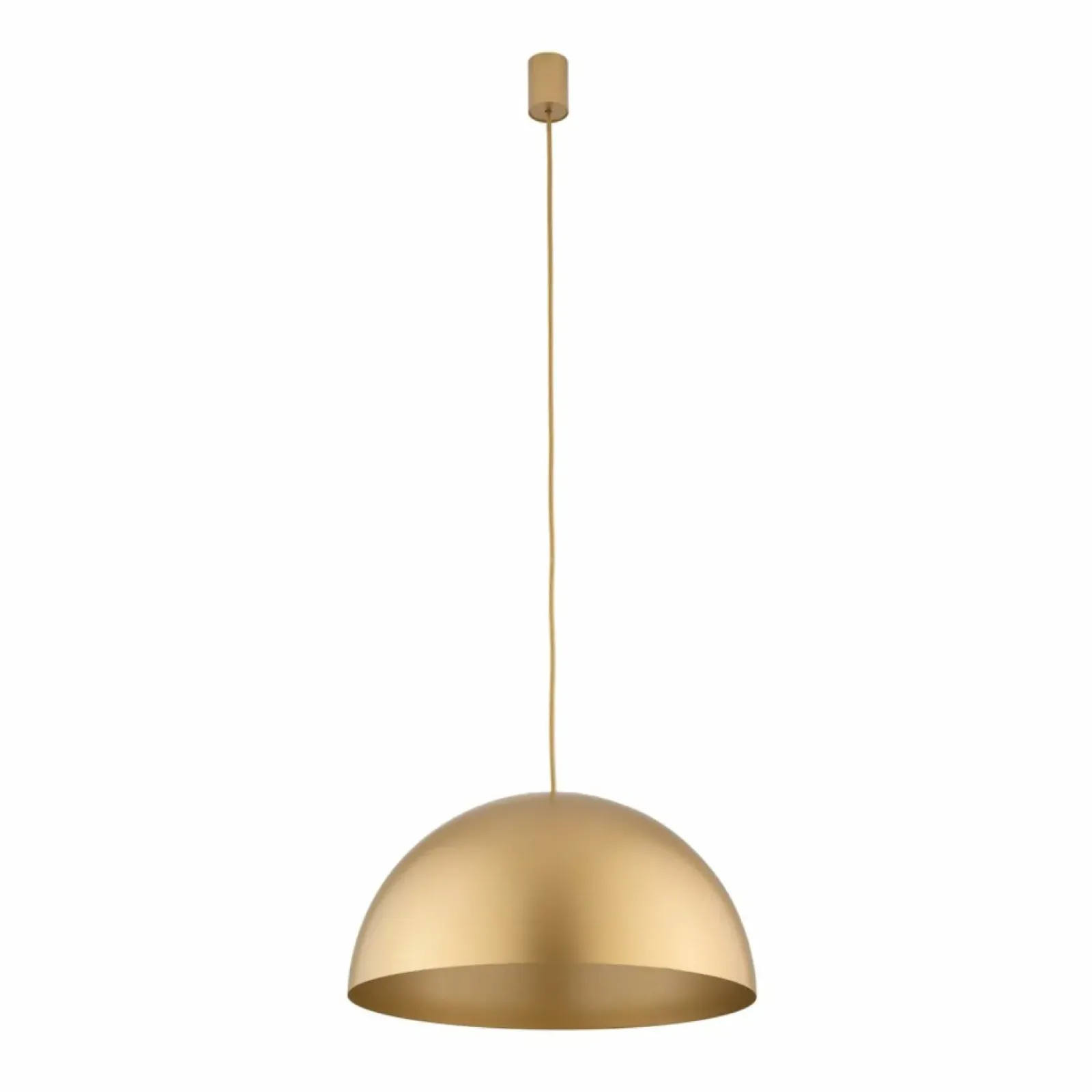 Sklep Kaja Stylowa lampa wisząca z kopułowym, złotym kloszem 10298 HEMISPHERE satynowyzłoty Cheap