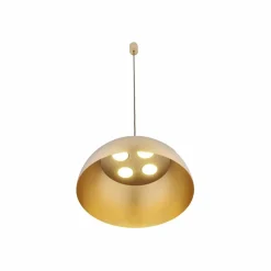 Sklep Kaja Stylowa lampa wisząca z kopułowym, złotym kloszem 10298 HEMISPHERE satynowyzłoty Cheap