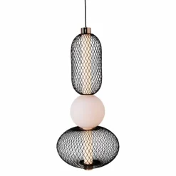 Sklep Kaja Stylowa lampa wisząca z ozdobnymi kloszami MX P0591 BORA | Kaja Cheap