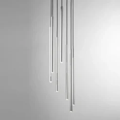 Sklep Kaja Stylowa lampa wisząca ze srebrnymi tubami SIG 40734 SOPEL LUX | Kaja Best Sale