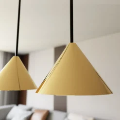 Sklep Kaja Stylowa lampa wisząca ze złotymi stożkami 1329/6 ELIT | Kaja Best Sale