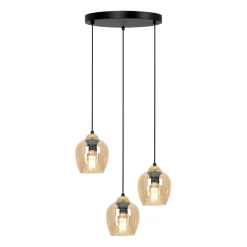 Sklep Kaja Stylowa lampa wisząca ze złotymi elementami K-5606 z serii TULA Shop