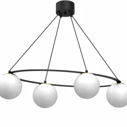 Sklep Kaja Stylowa lampa wisząca ze złotymi dodatkami LX 5672 BALLO | Kaja Discount
