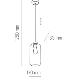 Sklep Kaja Stylowa lampa wisząca ze złotą oprawką TK 3314 MARCO | Kaja Cheap