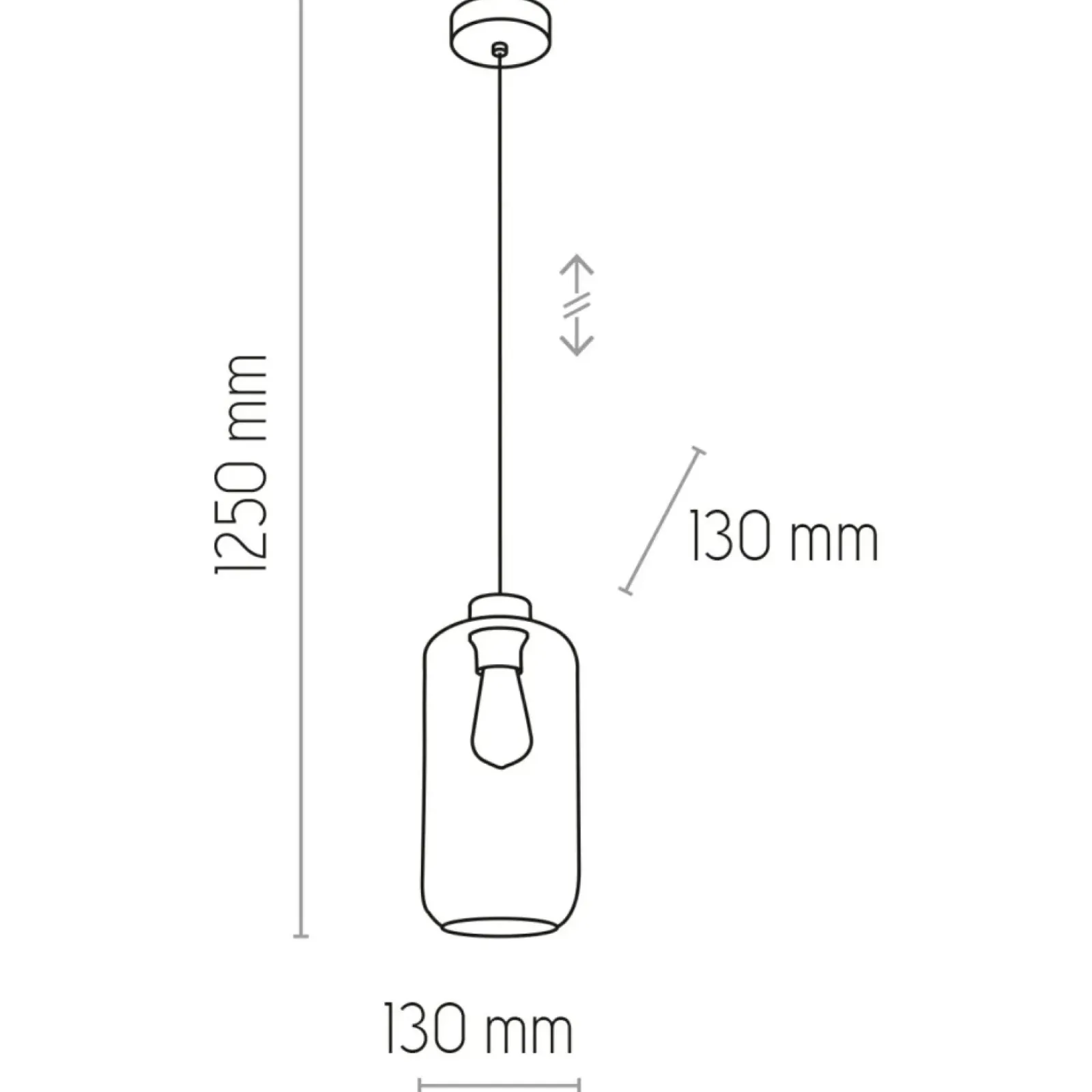Sklep Kaja Stylowa lampa wisząca ze złotą oprawką TK 3314 MARCO | Kaja Cheap