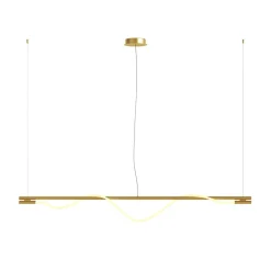 Sklep Kaja Stylowa lampa wisząca, złota konstrukcja MOD166PL-L20G3K z serii TAU Outlet