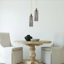 Sklep Kaja Stylowa lampa z dymionym kloszem LP-939/1P SMOKED z serii PIEGA | Kaja Store