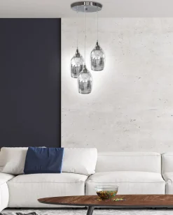 Sklep Kaja Stylowa lampa z ozdobnymi kloszami 33-60181 MARINA | Kaja Oświetlenie* Randole Tradycyjne