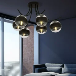 Sklep Kaja Stylowa, rozłożysta lampa sufitowa do salonu 1111/6 BOSTON | Kaja Shop
