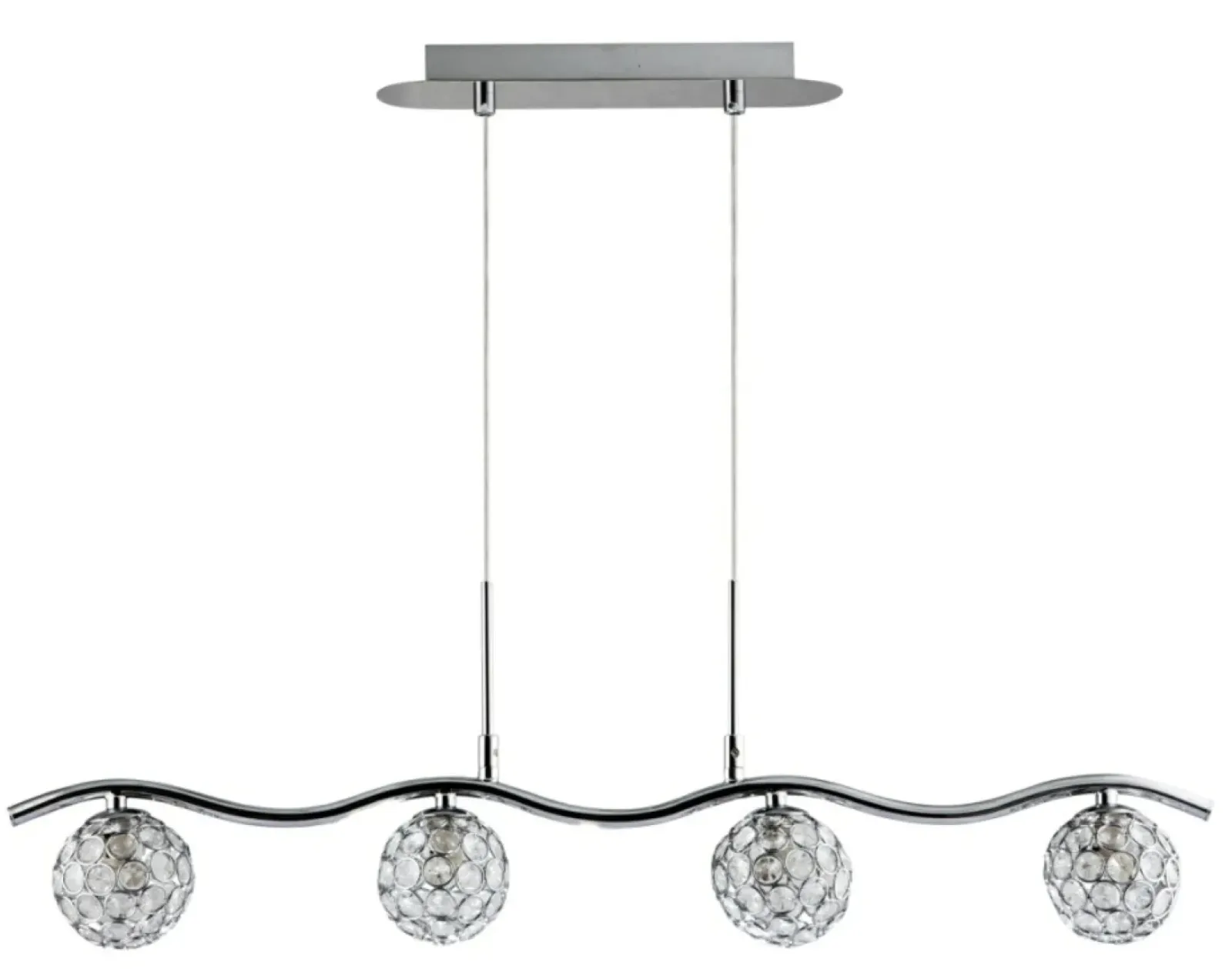 Sklep Kaja Stylowa, szeroka lampa wisząca 34-85750 STARLET | Kaja Oświetlenie chrom Cheap