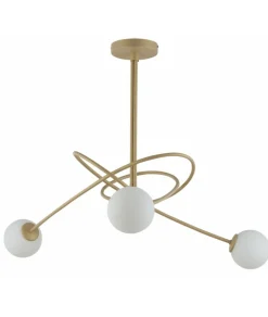 Sklep Kaja Stylowa, złota lampa sufitowa do sypialni SIG 33356 z serii VELVET Best Sale