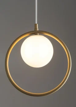 Sklep Kaja Stylowa, złota lampa wisząca z małym kloszem SIG 33409 z serii AQUA Sale