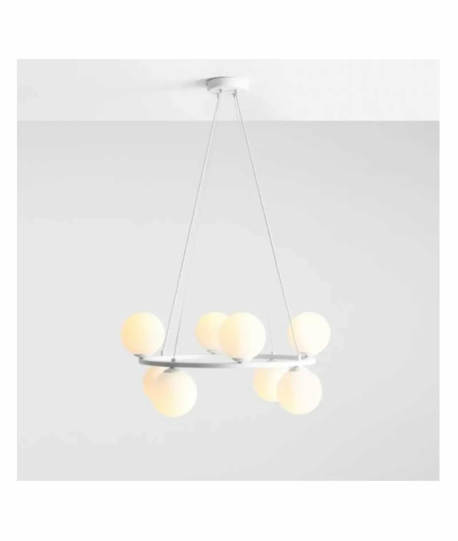 Sklep Kaja Stylowy, biały żyrandol do nowoczesnego salonu 1085P z serii KRONE Zadzwońporabattel.783200183(8-16)/mailsklep@kaja.com.pl Sale