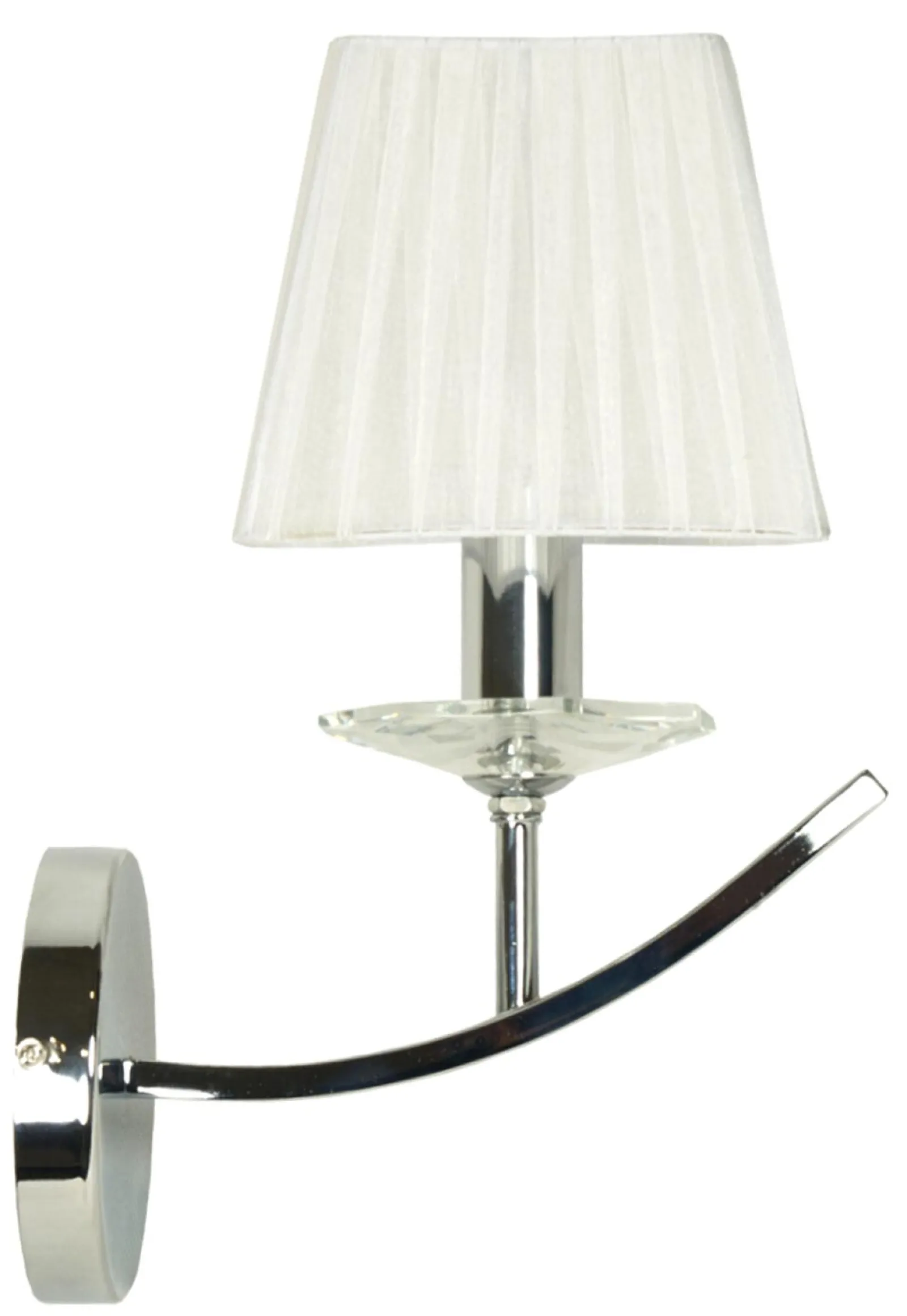 Sklep Kaja Stylowy kinkiet z białym abażurem 21-84418 VALENCIA | Kaja Oświetlenie* Kinkiety Tradycyjne
