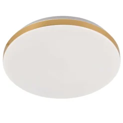 Sklep Kaja Stylowy, okrągły plafon LED do sypialni LP-335/1C M 4GD – BABILON* Lampy Led|Plafony Klasyczne
