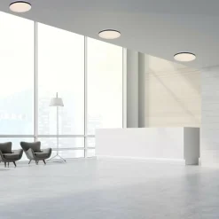 Sklep Kaja Stylowy, okrągły plafon LED do sypialni LP-335/1C M 4GD – BABILON* Lampy Led|Plafony Klasyczne