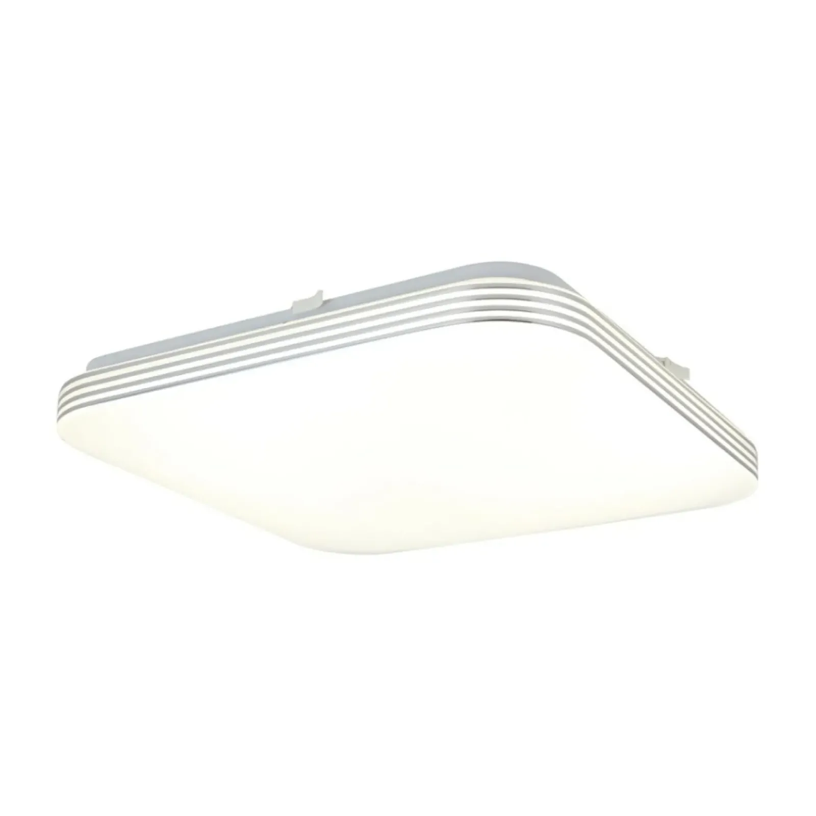 Sklep Kaja Stylowy plafon LED, srebra ramka 26x26cm 4000K EK5362 AJAX | Kaja* Lampy Led|Plafony Klasyczne