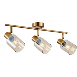 Sklep Kaja Stylowy reflektor do salonu SPL-65342-3-BRO-AMB SANTIA | Kaja Discount