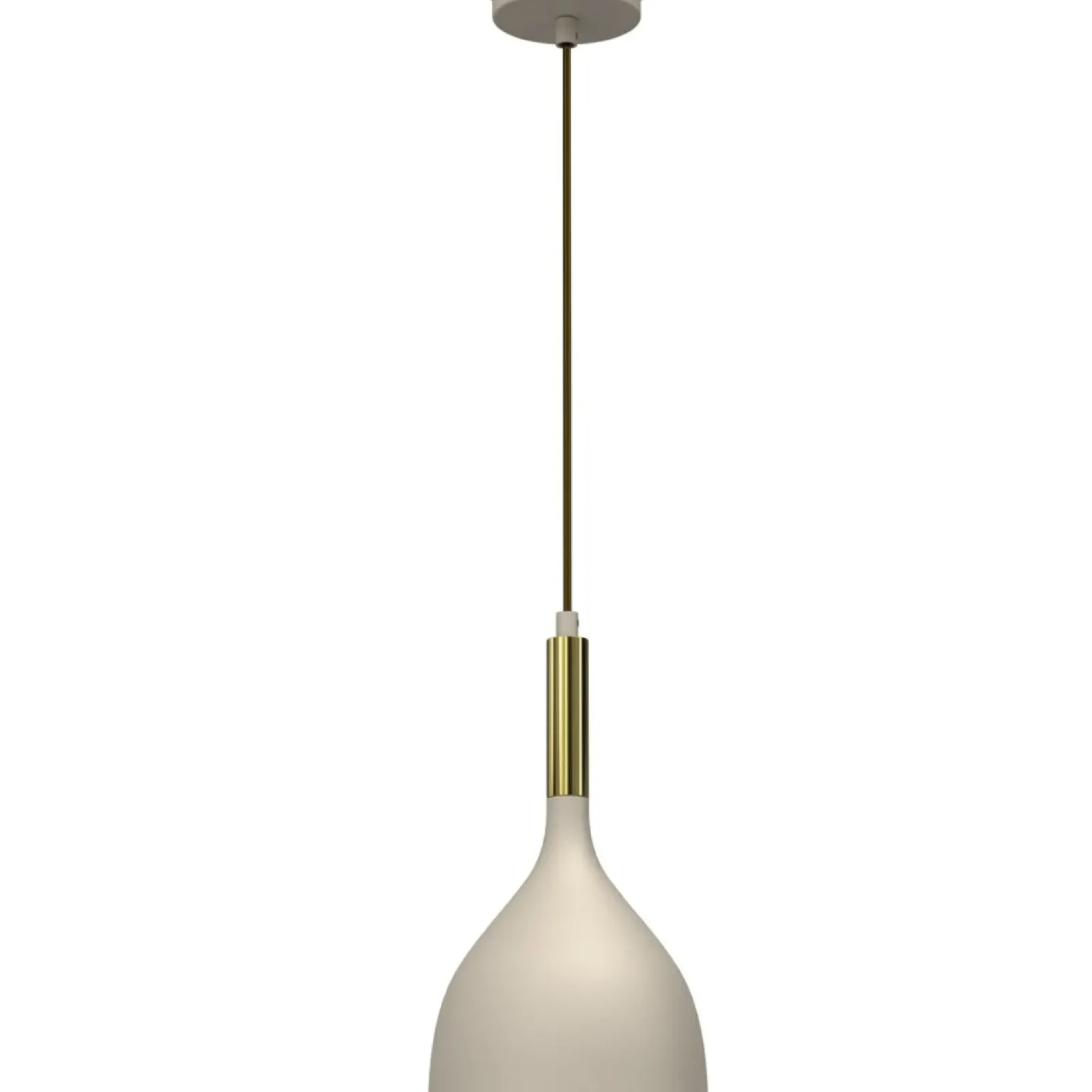 Sklep Kaja Subtelna, beżowo-złota lampa wisząca LX 4005 NOAK | Kaja Oświetlenie Shop