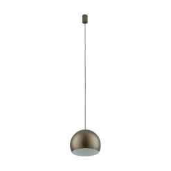 Sklep Kaja Subtelna, brązowa lampa wisząca do sypialni 10293 CANDY | Kaja Discount