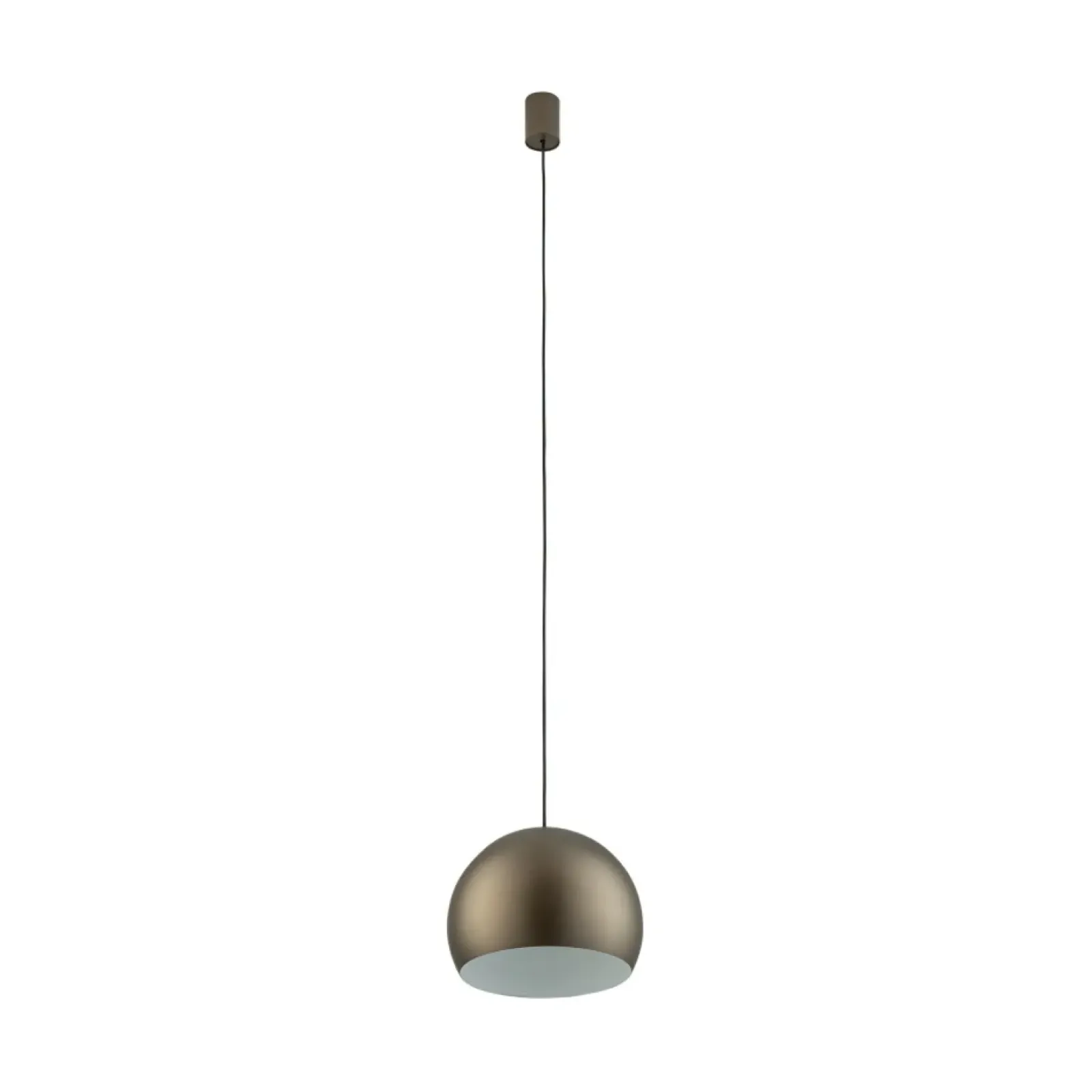 Sklep Kaja Subtelna, brązowa lampa wisząca do sypialni 10293 CANDY | Kaja Discount