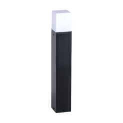 Sklep Kaja Słupek ogrodowy stojący, czarny 50cm E27 K-8141 GENEVA | Kaja* Lampy Ogrodowe Stojące|Lampy Ogrodowe Stojące