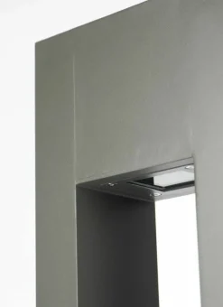 Sklep Kaja Słupek oświetleniowy, na żarówkę GU10, IP65 RE-900 z serii REKTAN | Kaja Oświetl* Lampy Ogrodowe Stojące