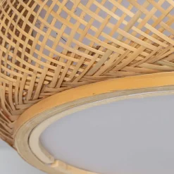 Sklep Kaja Sypialniana lampa sufitowa plafon ABR-PL3-BH-E27 BOHO | Kaja brązowy Sale