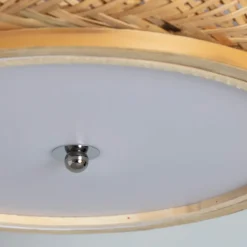 Sklep Kaja Sypialniana lampa sufitowa plafon ABR-PL3-BH-E27 BOHO | Kaja brązowy Sale