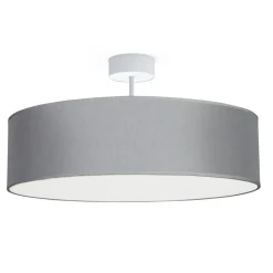Sklep Kaja Szara, klasyczna lampa sufitowa, na duży gwint 7960 | Kaja Oświetlenie szary Online