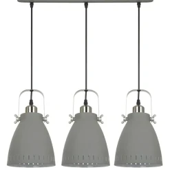 Sklep Kaja Szara lampa do jadalni MD-HN8026S-3-GR+S.NICK FRANKLIN | Kaja Outlet