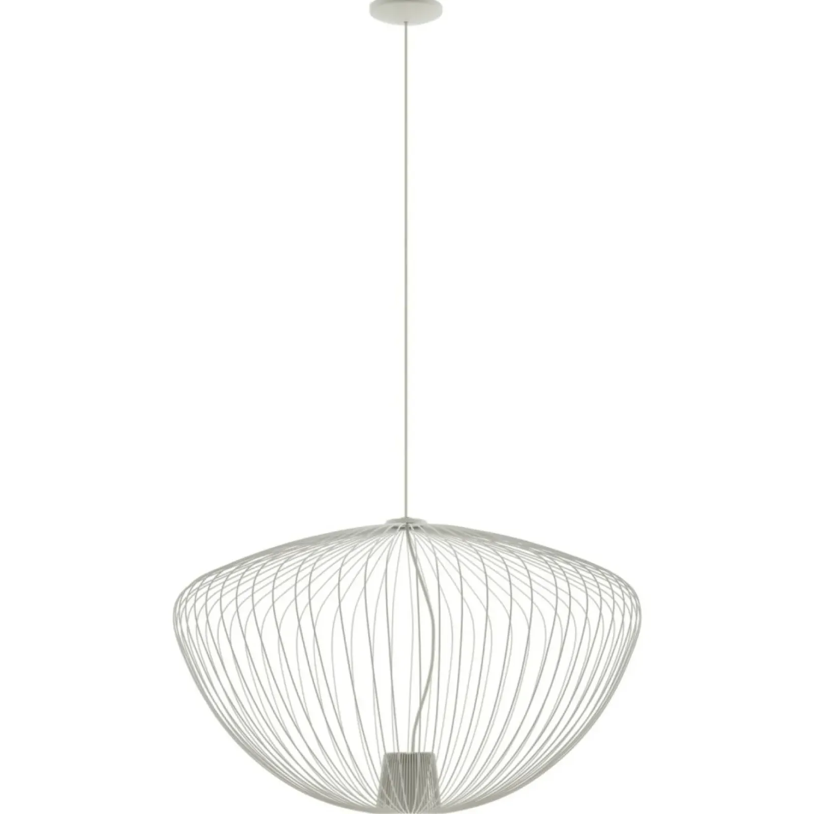 Sklep Kaja Szara, loftowa lampa wisząca z drutu 11251 PUMPKIN | Kaja Oświetlenie Outlet
