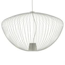 Sklep Kaja Szara, loftowa lampa wisząca z drutu 11251 PUMPKIN | Kaja Oświetlenie Outlet
