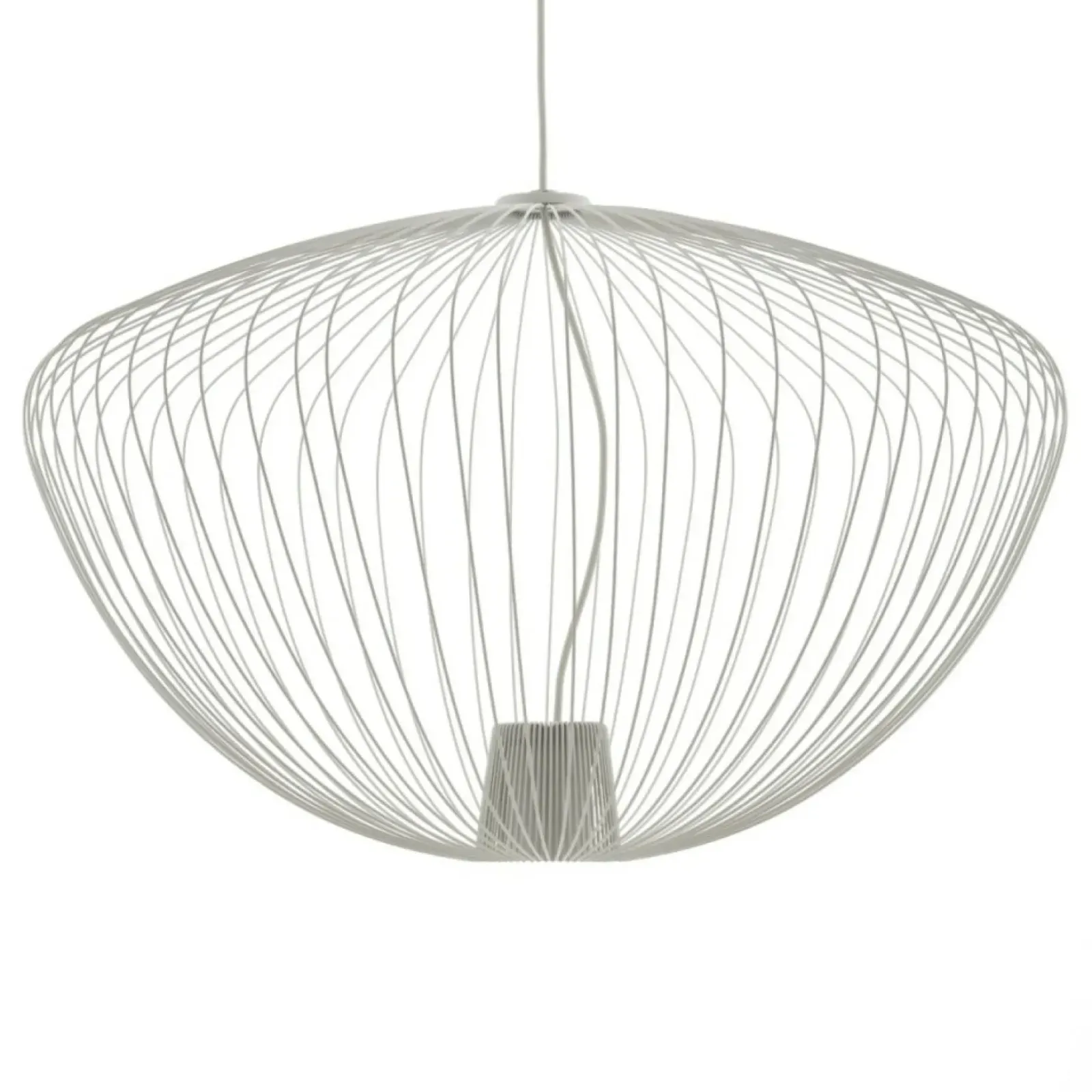Sklep Kaja Szara, loftowa lampa wisząca z drutu 11251 PUMPKIN | Kaja Oświetlenie Outlet